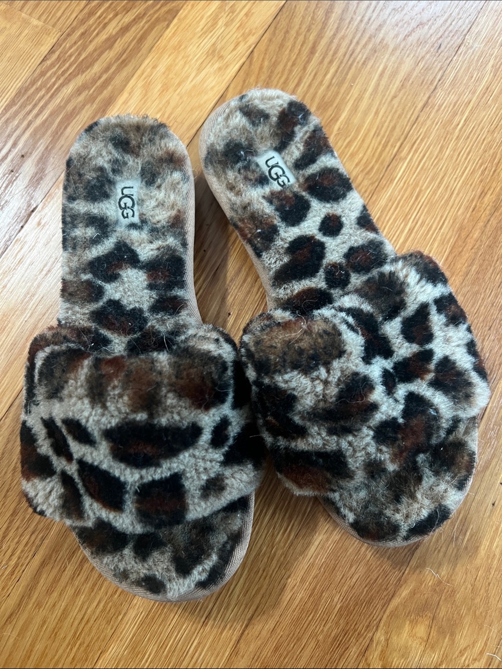 UGG Leopard-Print Slippers